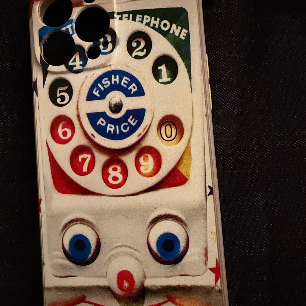 Fisher-Price Classic Dial Phone Case - Red, Blue, Green